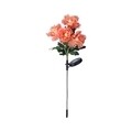 Lampa de gradina Miza, Lumineo, 25x20x63 cm, 4 led-uri, portocaliu