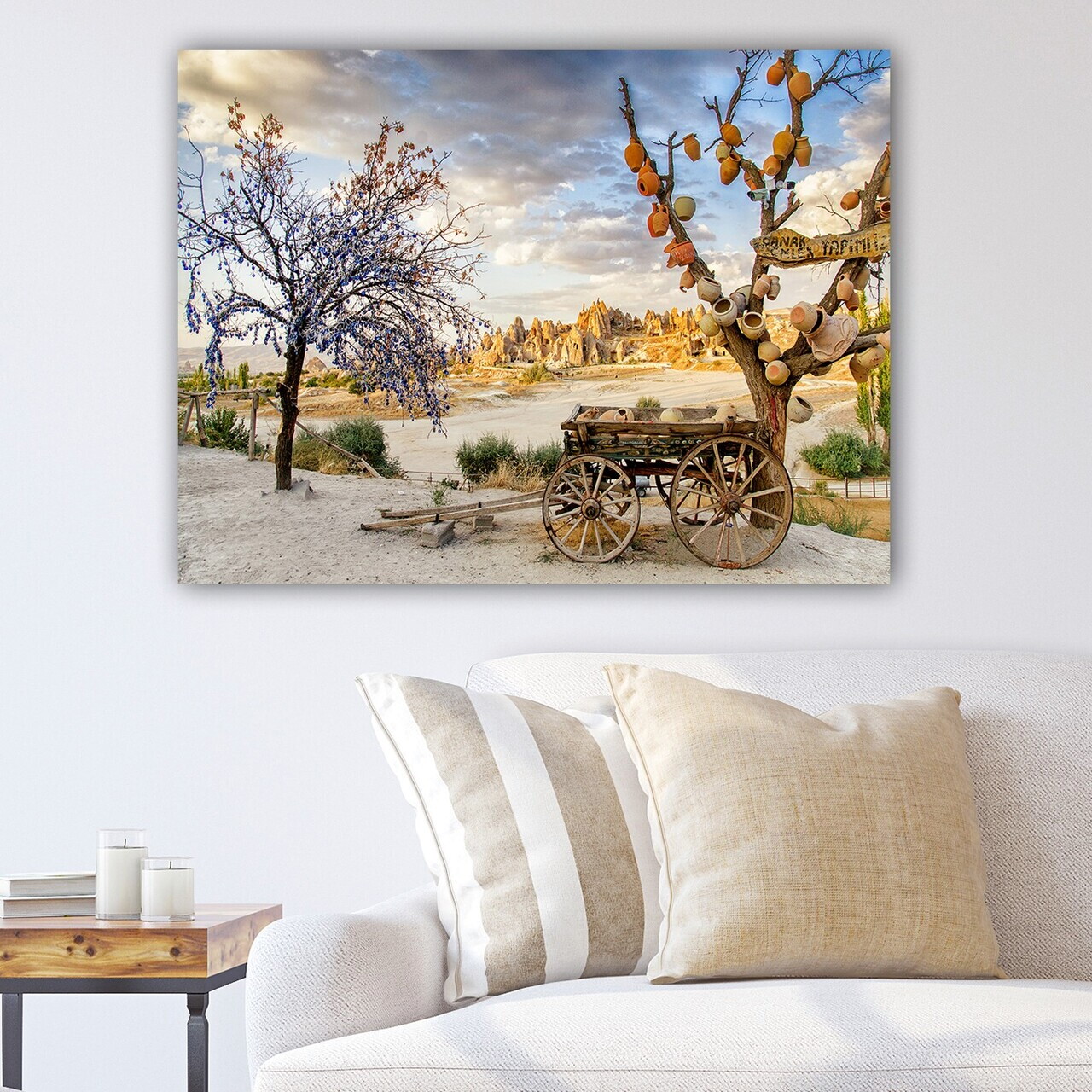 Tablou decorativ, 1010421457_70100, Canvas, Lemn, Multicolor