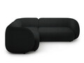 Coltar stanga 4 locuri, Kate, Micadoni, 252x220x76 cm, tesatura boucle, negru