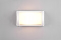 Aplica de perete pentru exterior Puelo, RL, 14.5x10x26.5 cm, 10W, 1x E27, aluminiu/plastic, alb mat