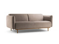 Canapea 3 locuri, Noomi-88, Micadoni Home, 196x94x75 cm, catifea, gri beton