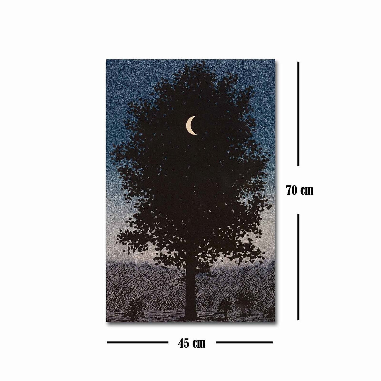 Tablou decorativ, FAMOUSART-039, Canvas, Dimensiune: 45 x 70 cm, Multicolor