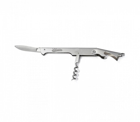 Desfacator multifunctional pentru sticle, Vanora, 2 x 10.9 cm, inox, argintiu