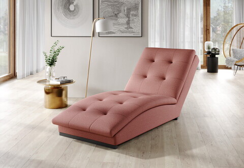 Sezlong living ELTAP, DOR-24NU, Doro, 170x85x95 cm, poliester, roz