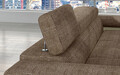 Coltar extensibil dreapta 4 locuri ELTAP, Armd-02, Armando, 289x203x85 cm, lemn/poliester, bej/bej deschis