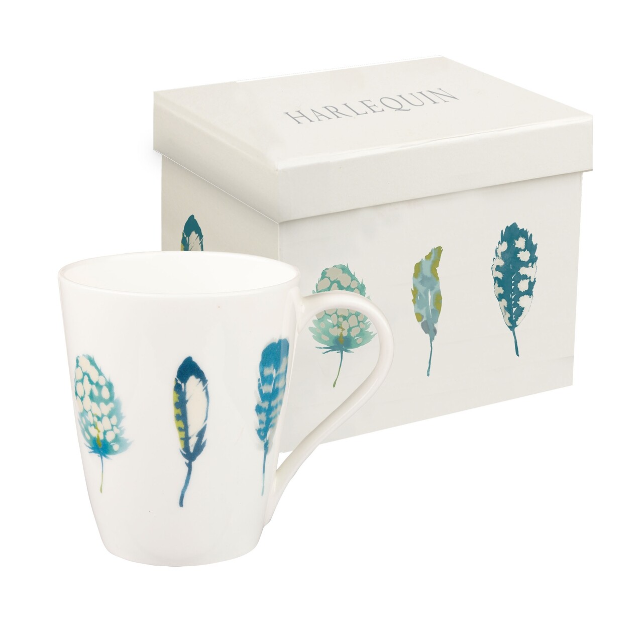 Cana In Cutie Cadou, Limosa Lagoon, Churchill, Portelan Fine Bone China, 390 Ml