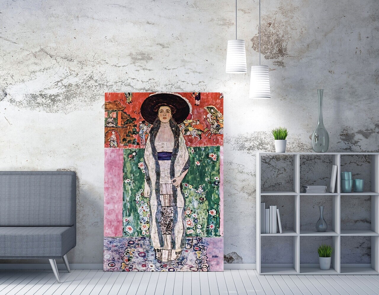 Tablou decorativ, WY150, Canvas, Canvas imprimat, Multicolor — imaginea 2
