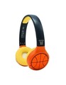 Casti wireless pliabile pentru copii Baschet, LEXIBOOK, 18x17x7 cm, plastic/textil, multicolor