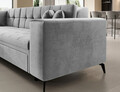 Coltar extensibil stanga 4 locuri ELTAP, Sol-20, Solange, 292x196x84 cm, lemn/poliester, gri deschis