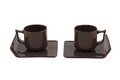 Set de cafea Kutahya Porselen, DS04KT0004, 4 piese, portelan