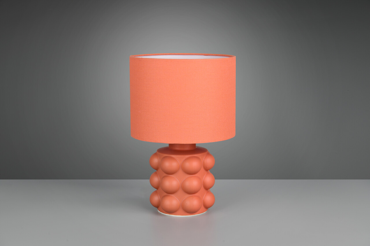 Lampa de masa Kate, RL, 20x30 cm, 40W, 1x E14, ceramica, apricot