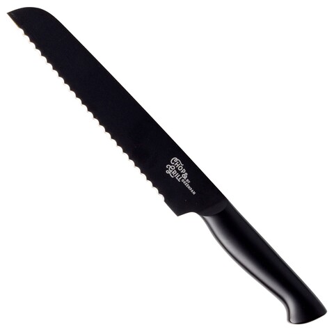 Cutit paine, chop grill, 19 cm, inox/plastic, negru