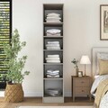 Dulap pentru haine, Hanah Home, BA278, 45x210x57.5 cm, Gresie