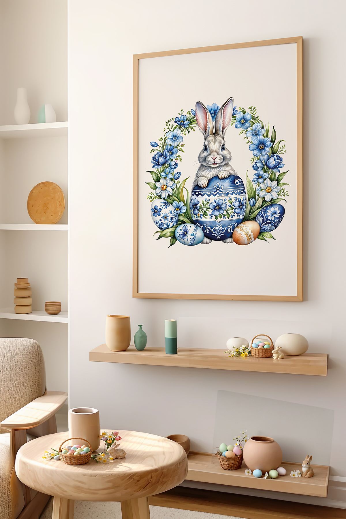 Tablou decorativ, Arteastermodel9-3348, MDF, Multicolor