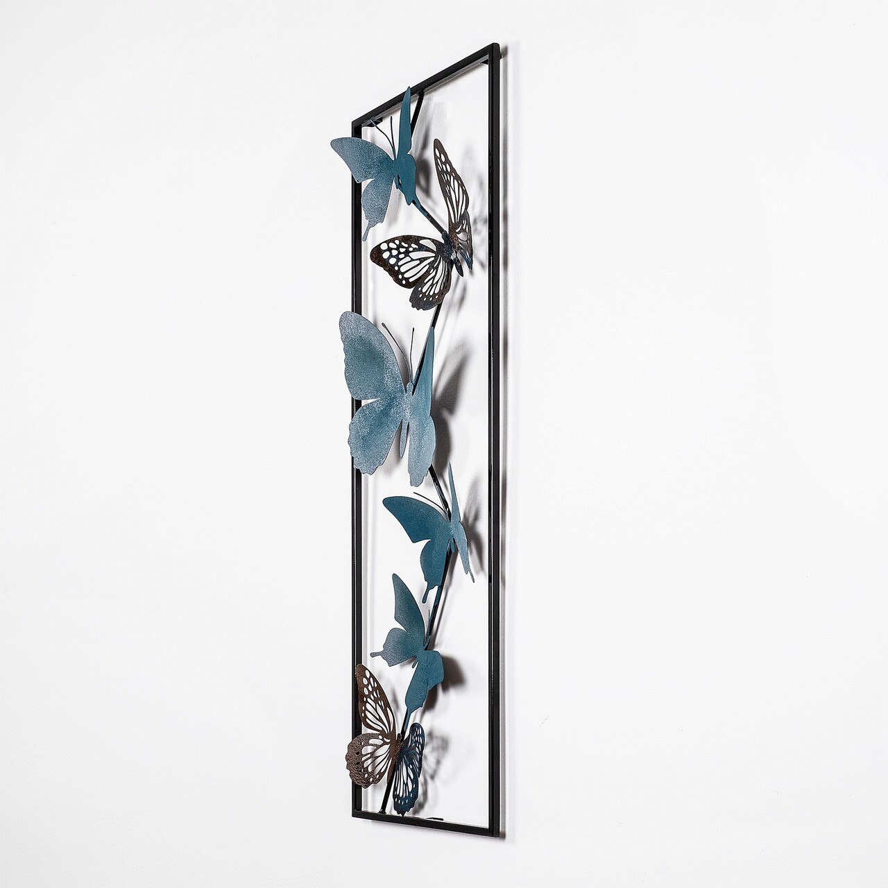 Decoratiune de perete, Tavus, Dimensiune: 32 x 90 x 5 cm, Multicolor - imagine 4