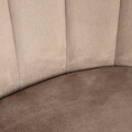 Scaun de bar Hana, Homla, 52x44x99 cm, MDF/metal/catifea din poliester, bej