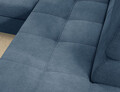 Coltar extensibil stanga 4 locuri ELTAP, LT-40RAQ, Eridano, 275x202x88 cm, lemn/poliester, albastru inchis