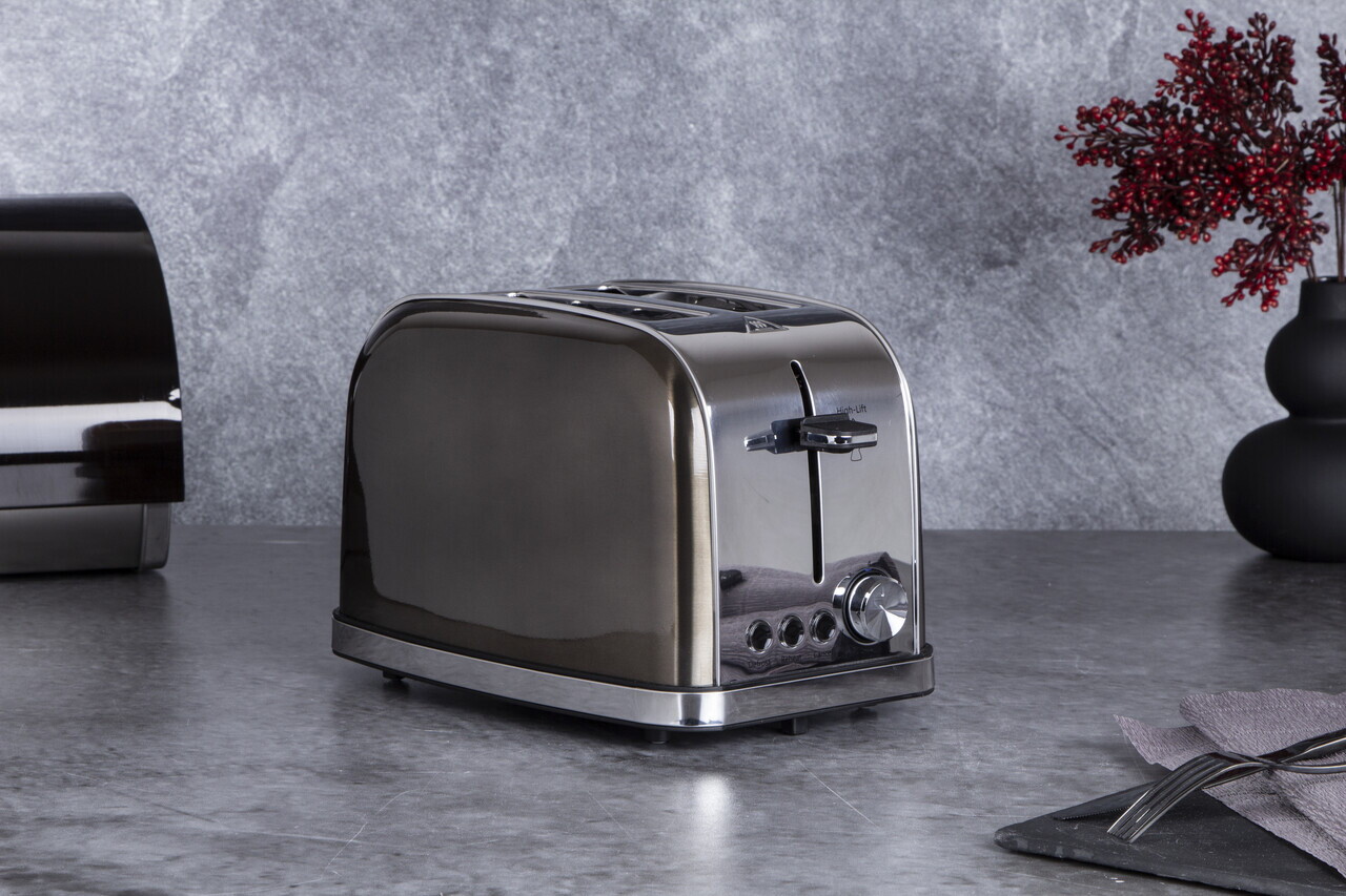Prajitor de paine Berlinger Haus, Shiny Black, 29x18x18.5 cm, inox, negru - imagine 2