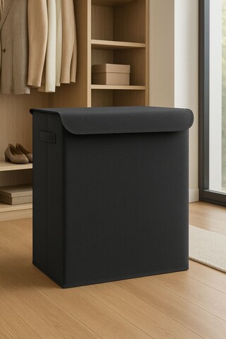 Cutie de depozitare din pâslă, YLC.B.K.K.030, 40x50x30 cm, 100% POPLIN, Antracit