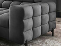 Coltar extensibil stanga 5 locuri ELTAP, LT-06PA, Ferucce, 276x200x93 cm, lemn/poliester, gri inchis