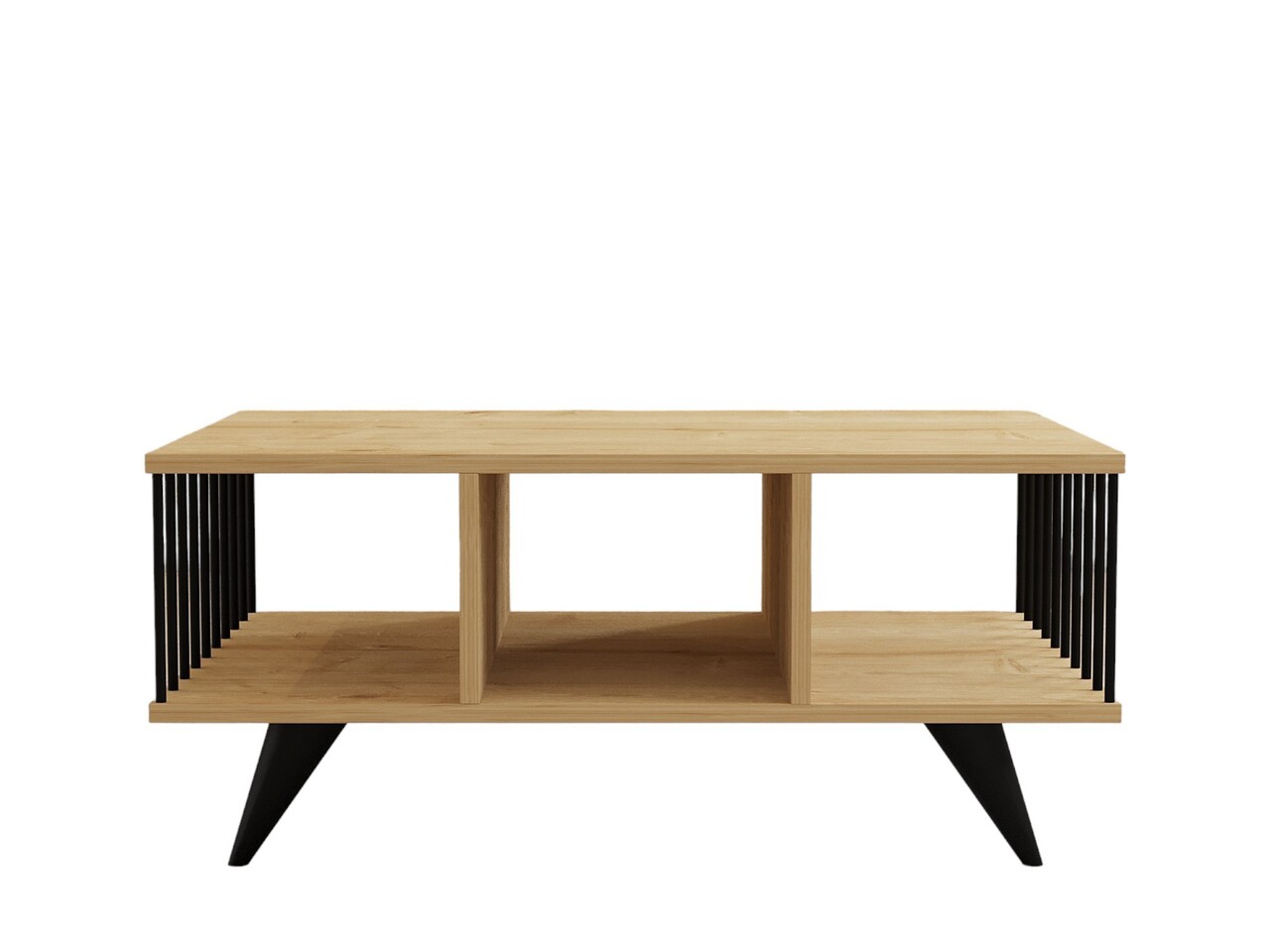 Masuta de cafea, Hanah Home, Bert, 90x40x60 cm, Maro - imagine 5
