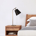 Lampa de masa, Alby, 527ABY2191, Metal, Negru / Vintage