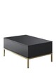 Set mobilier living, Bexley, Lord, PAL, Antracit / Aur