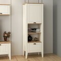 Dulap multifunctional, Hanah Home, Marlo, 63x180x46 cm, Coș adânc / Piatră Lunii