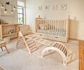 Set de cățărători Pikler, Rosewood, BLTYZ-AKTV0149, Stejar