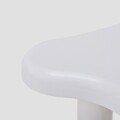 Masuta de cafea Alto, Homla, 100x60x45 cm, MDF, gri lucios