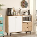 Dulap multifunctional, Locelso, RE2-SW, Stejar / Alb