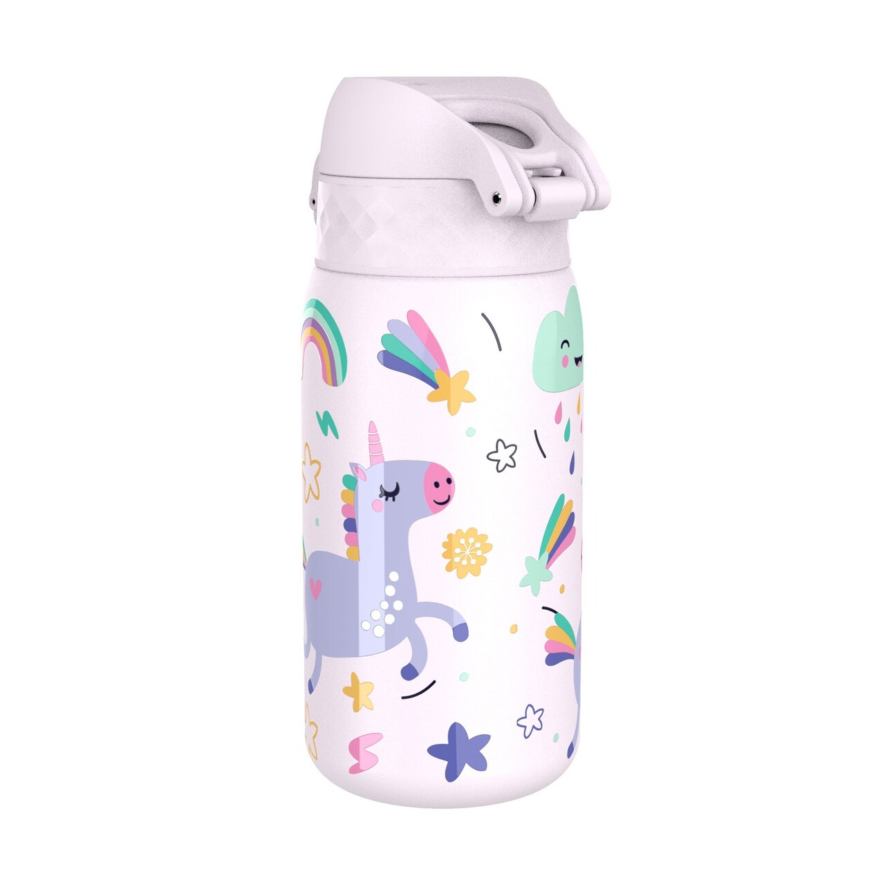 Sticla apa pentru copii, inox, 320ml, Unicorns - Ion8 - imagine 3