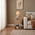 Noptiera, Hanah Home, Rovel, 30x50.5x39 cm, Natural