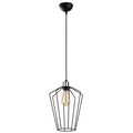Lustra, Opviq, 892OPV1475, Metal, Negru/Nichel