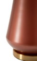 Lampa de masa Rosenthal -C, Mauro Ferretti,  1 x E27, 40W, 35.5x65 cm, sticla/fier/textil, maro/auriu
