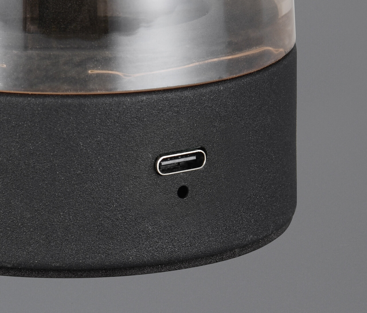 Lampa de masa Dooley, RL, 14x18 cm, 1.5W, 1x SMD, sticla, chihlimbar