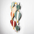 Decoratiune de perete, Kapadokya, Metal, 105 x 53 cm, Multicolor