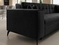 Coltar extensibil dreapta 4 locuri ELTAP, Sol-42, Solange, 292x196x84 cm, lemn/poliester, gri inchis