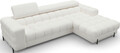 Coltar extensibil dreapta 3 locuri ELTAP, RT-01AMO, Felro, 285x181x93 cm, lemn/poliester, alb