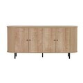 Consola, Nordure, Noble, 180x80x40 cm, Maro