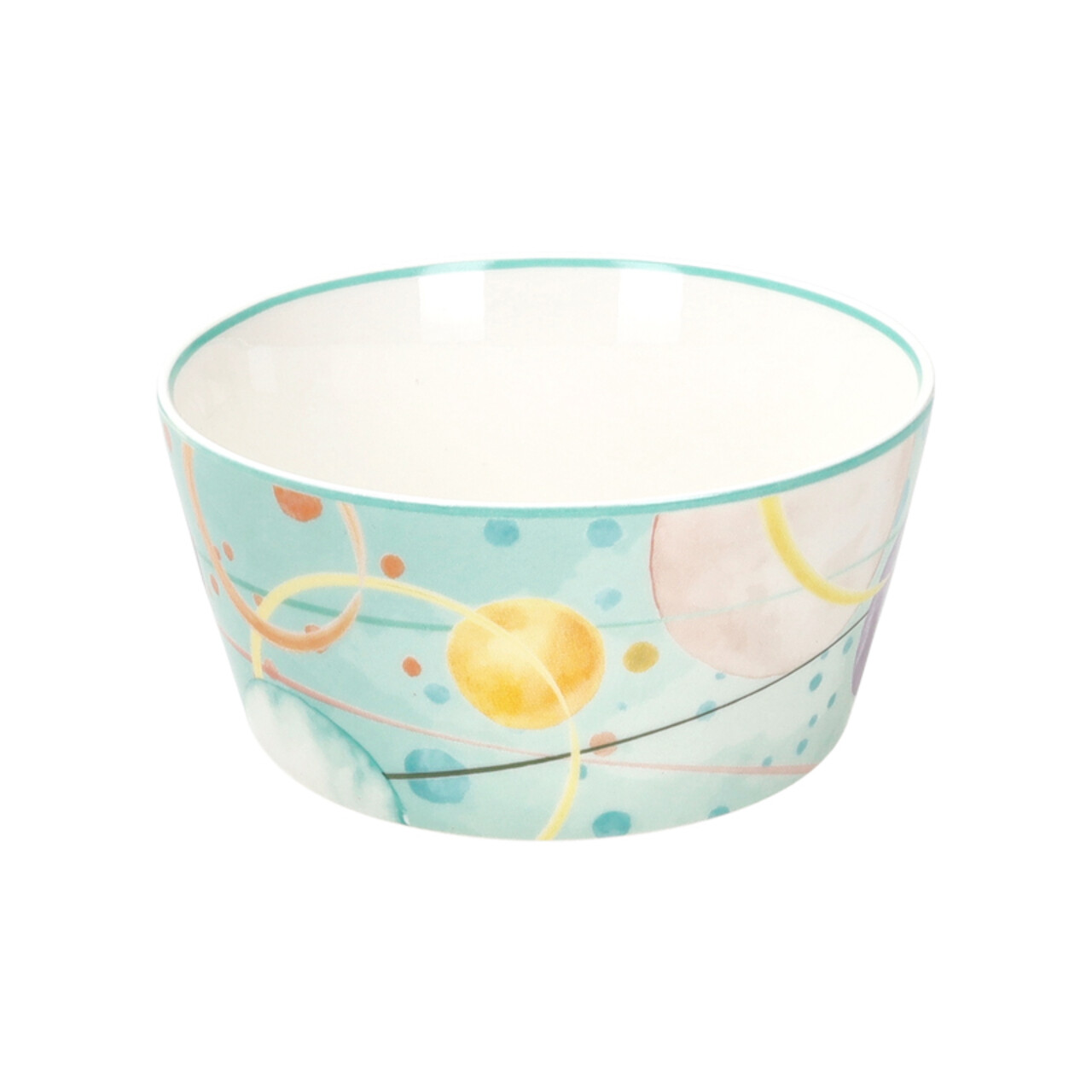 Set 2 boluri, Bollicine, Brandani, 12x6 cm, 310 ml, portelan New Bone China - imagine 3