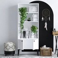 Corp biblioteca, Emerald, Spica, 60x175x30 cm, Alb