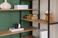 Corp biblioteca, Sapphire, Edra Rafix, 94x177x94 cm, PAL, Pin Atlantic / Negru