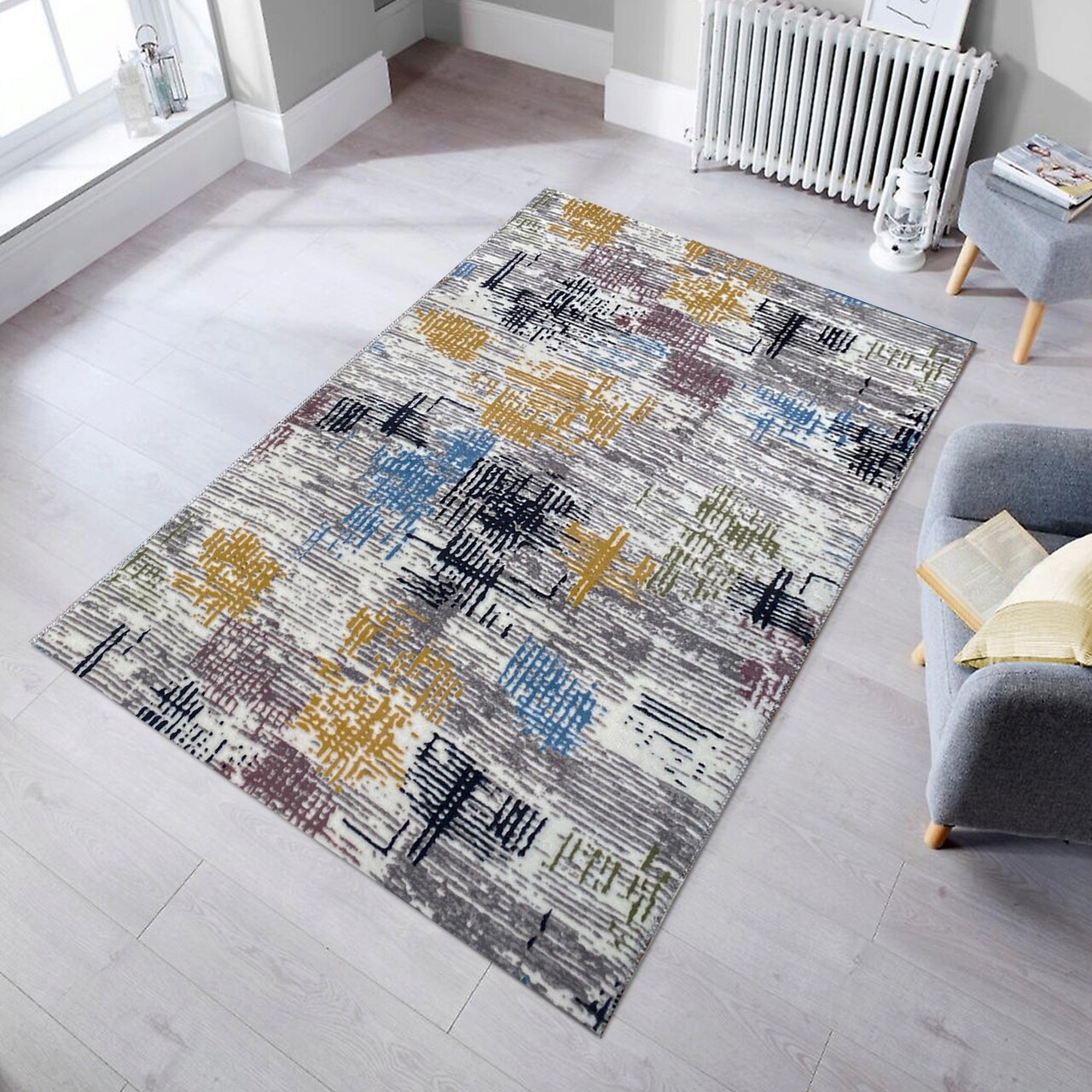 Covor, 070, 150x200 cm, Poliester, Multicolor