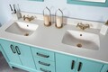 Set mobilier de baie (3 piese), Jussara, Michigan 60, Turcoaz