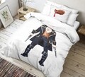 Lenjerie de pat pentru o persoana, 3 piese, The Club Cotton, Rover, bumbac ranforce, 145 TC, multicolor
