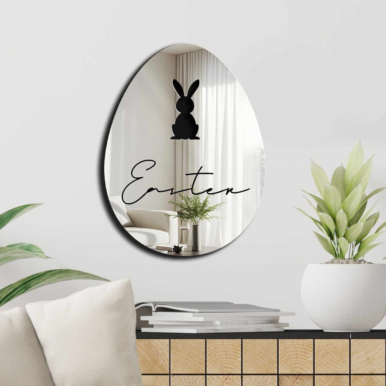 Oglinda decorativa, EAS006SILVER, Partea de jos: 100% EVA (Grosime: 10 mm), Argintiu - view 3