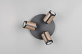 Plafoniera Gillan, TRIO, 30x16 cm, 10W, 3x GU10, metal, bronz