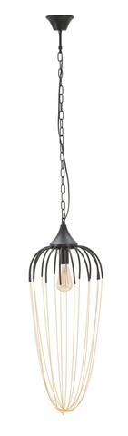 Lustra elegant, mauro ferretti, 1 x e27, 20w, Ø 29x72 cm, fier