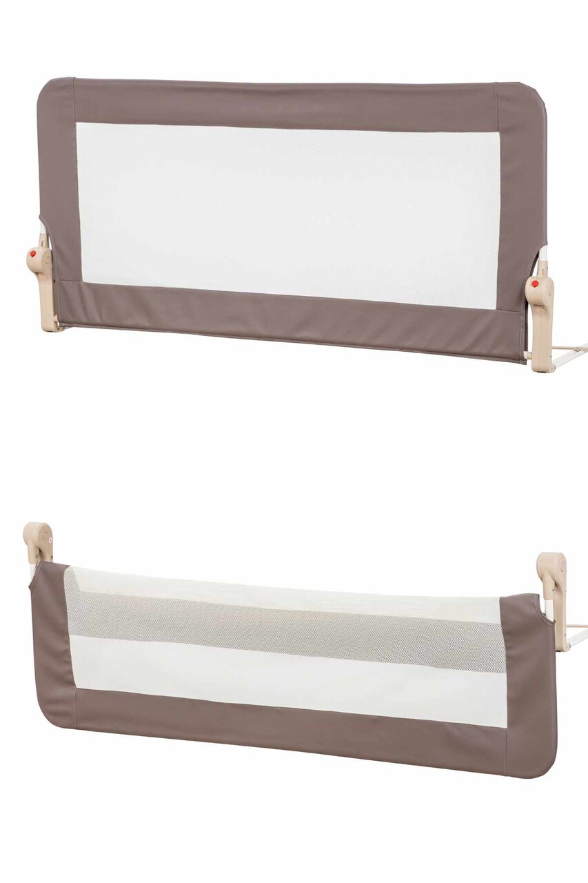 Margine de siguranta pentru pat, Wallxpert, Premium 150, Maro - imagine 2